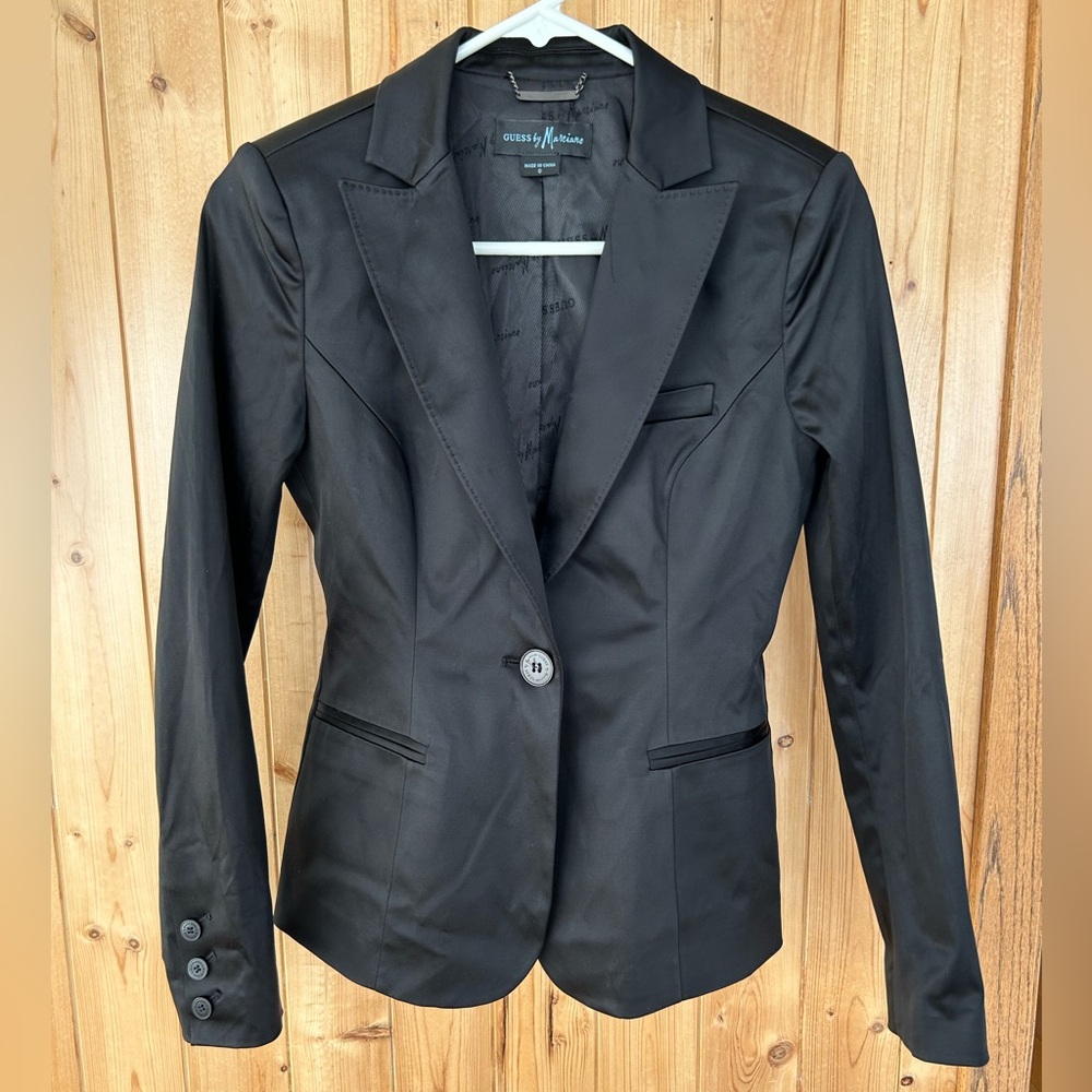Guess by Marciano Women's Elegant Black Suit Jacket Size 0